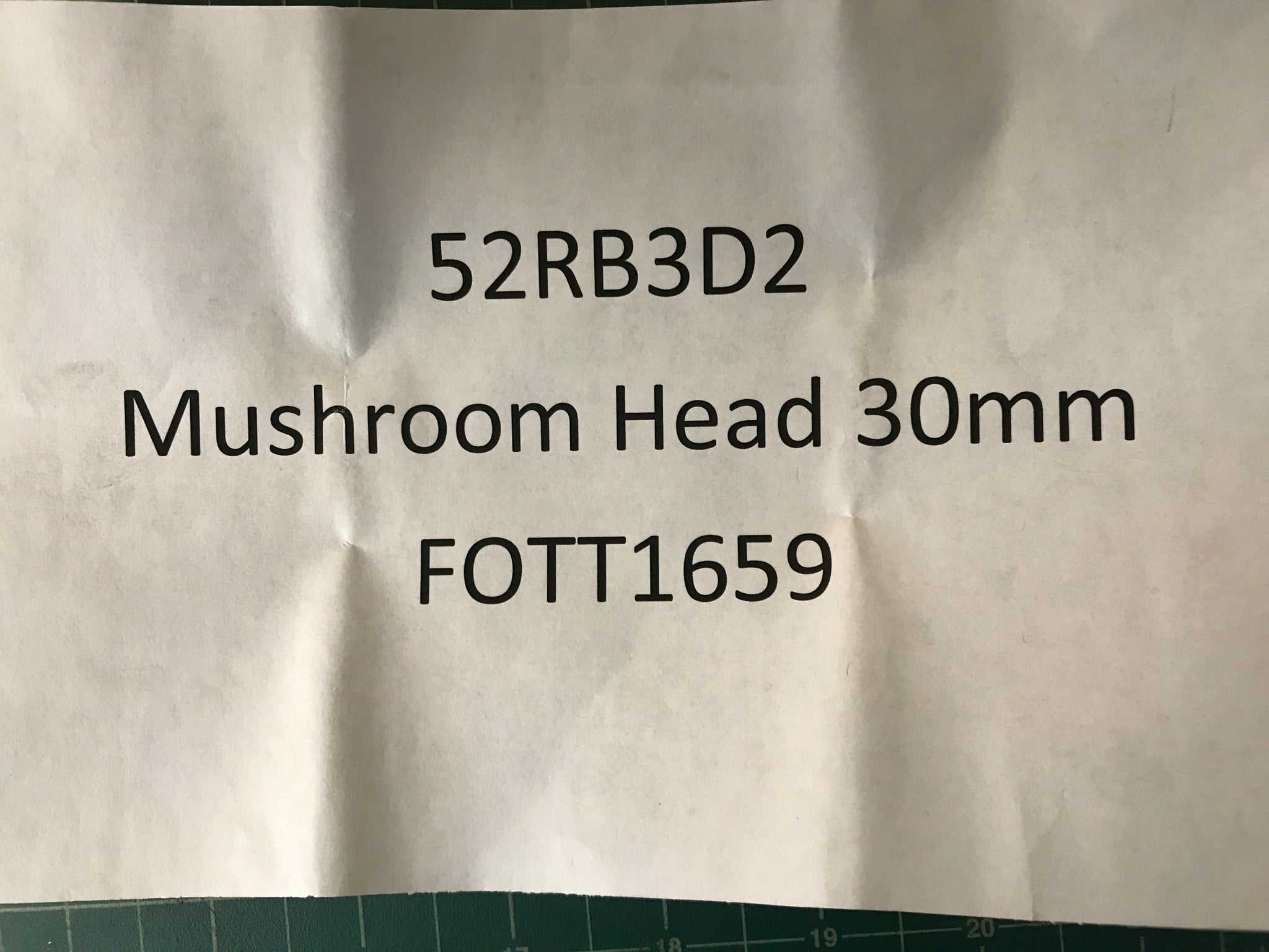 Mushroom Head 30mm