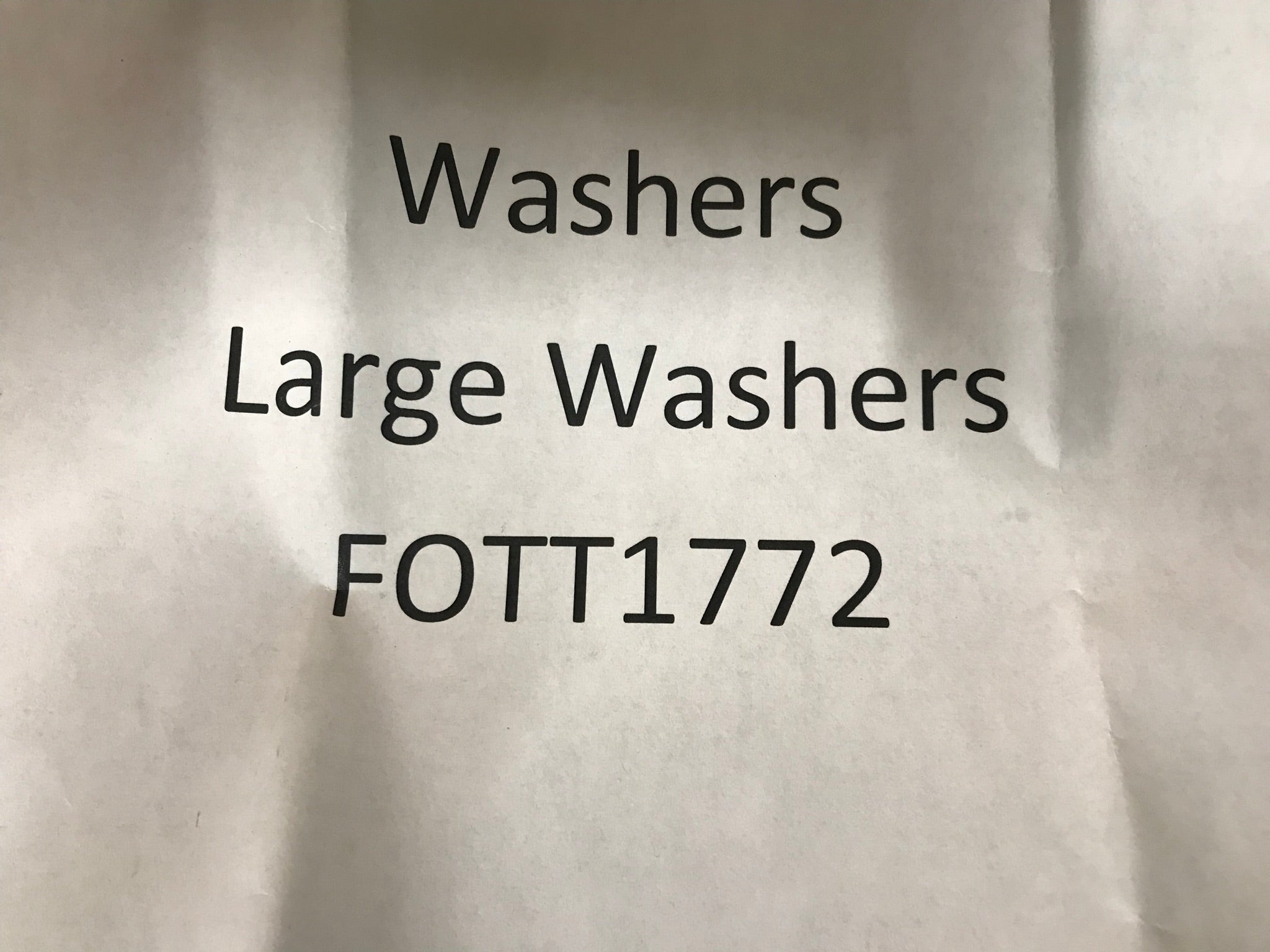Large Washers