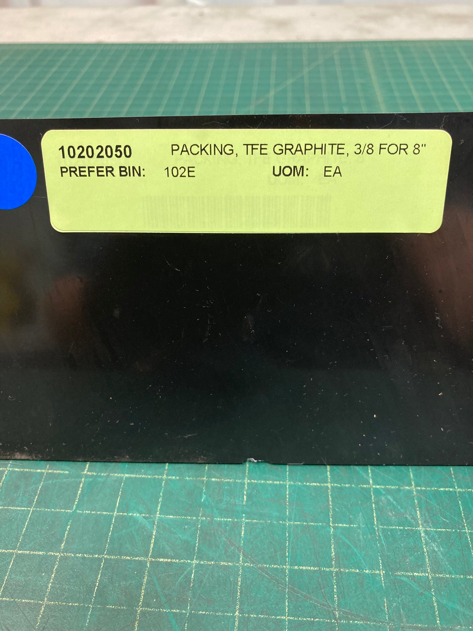 Packing, TFE, Graphite 3/8 for 8