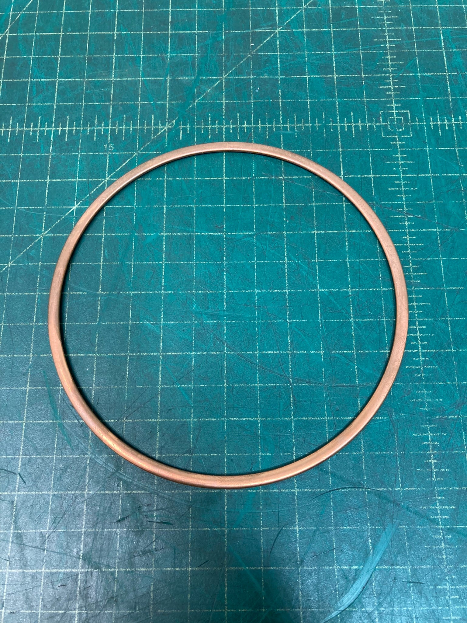 Copper & Asbestos Cover Gasket Ring, 153LP-  5 1/4"x5 21/32"