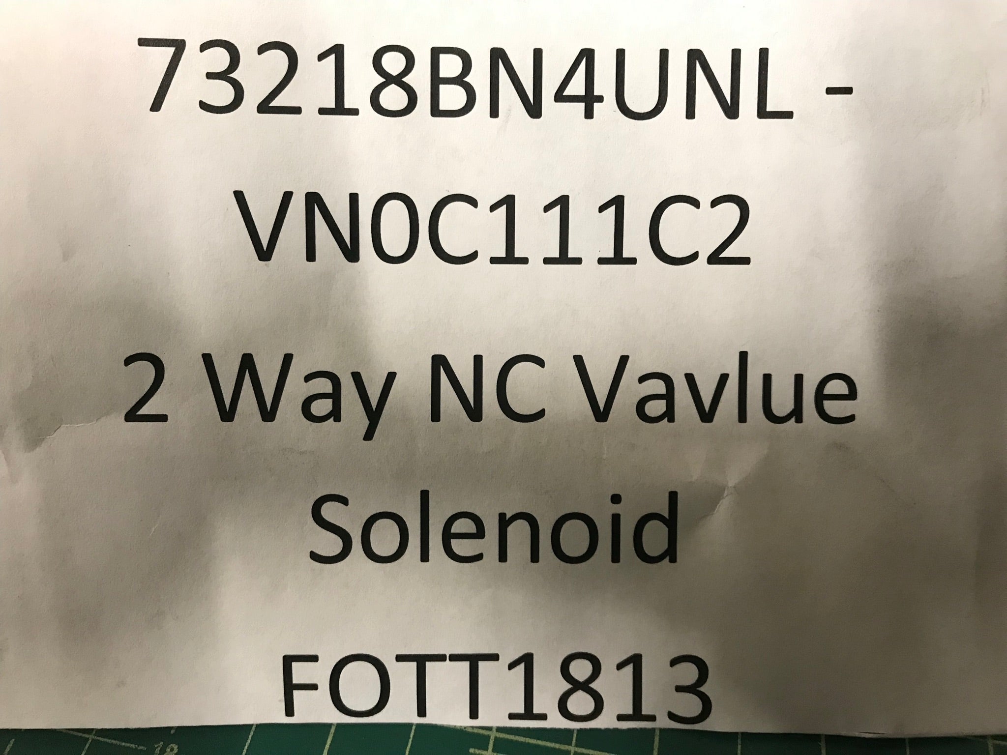 2 Way NC Valve Solenoid