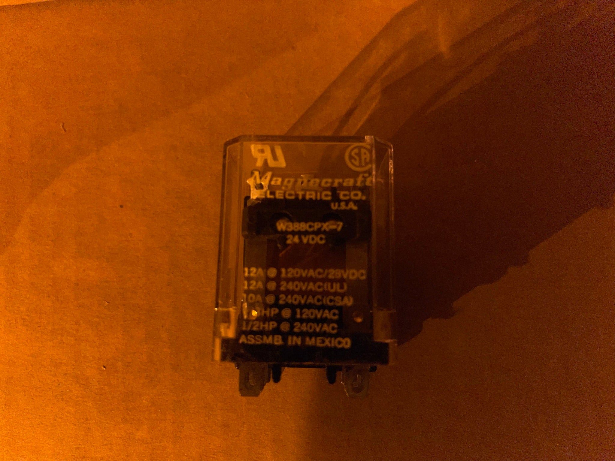 Newark Electronics RELAY, 10A 28VDC 115AC 47F1206