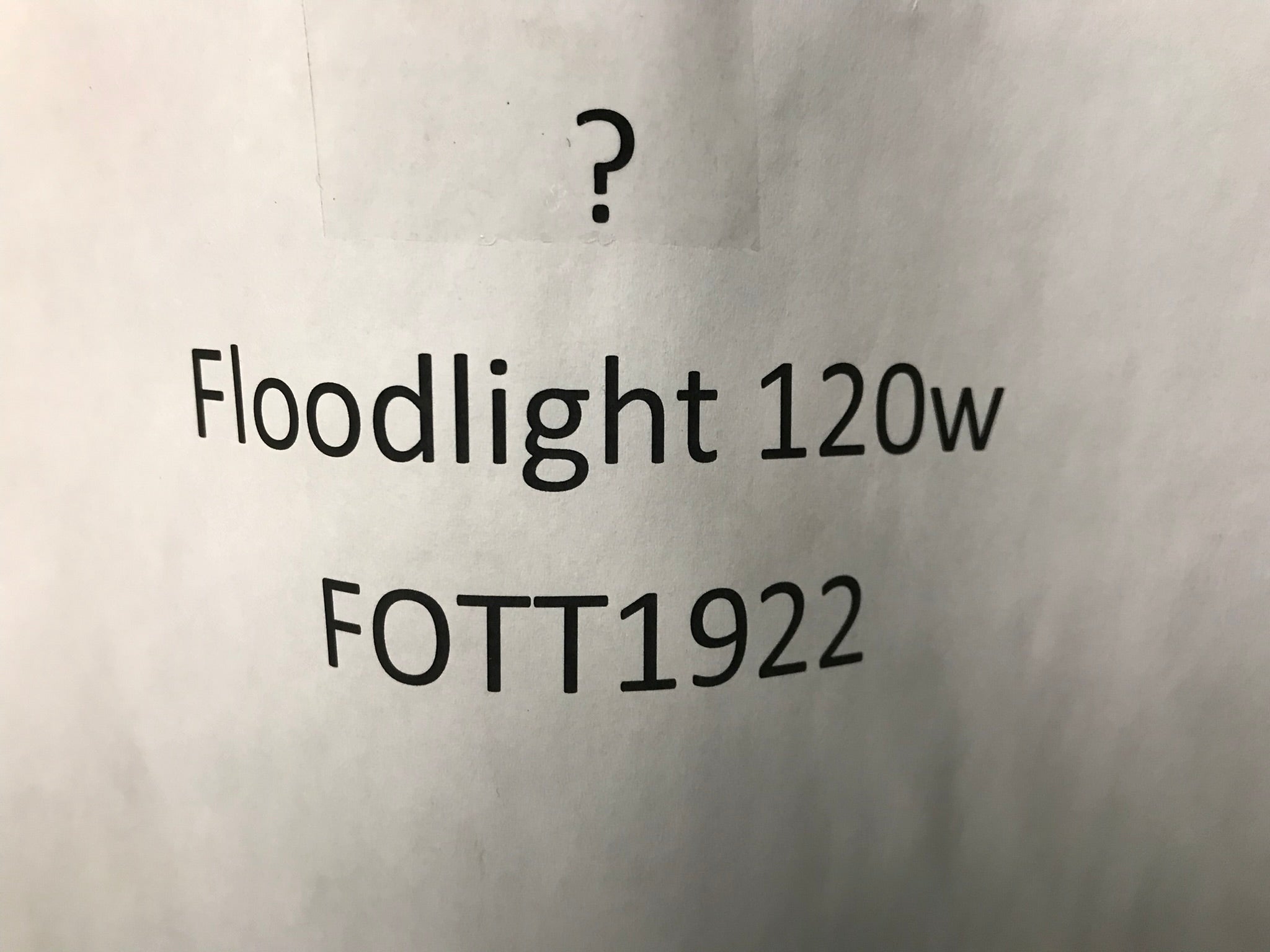 Floodlight 120w