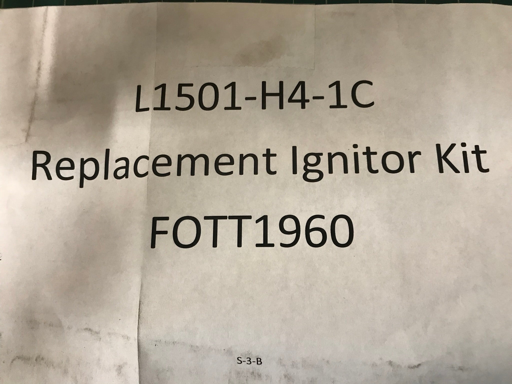 Replacement Ignitor Kit
