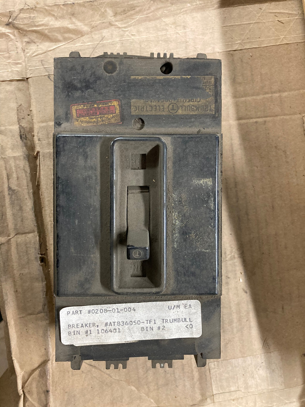 BREAKER, TRUMBULL & GE 3P 600V50A CIRCUIT