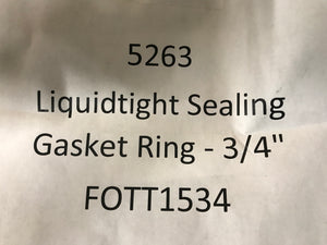 Liquid tight Sealing Gasket Ring - 3/4"
