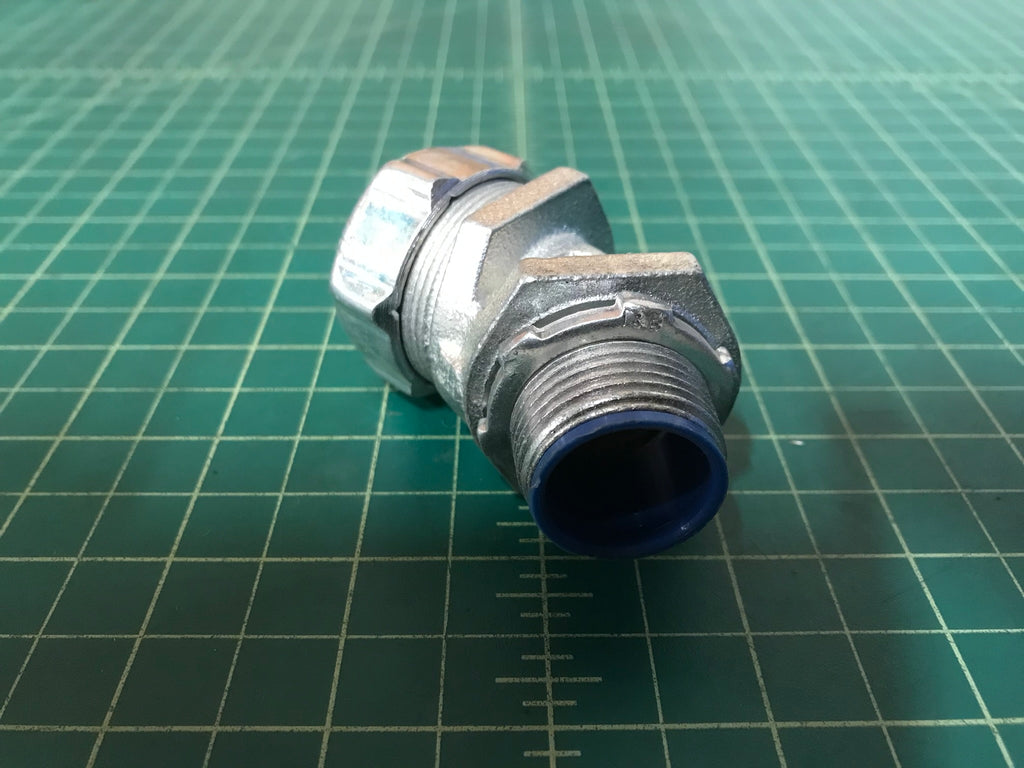 Flexible Metal Conduit Connector - 45 degree 3/4"