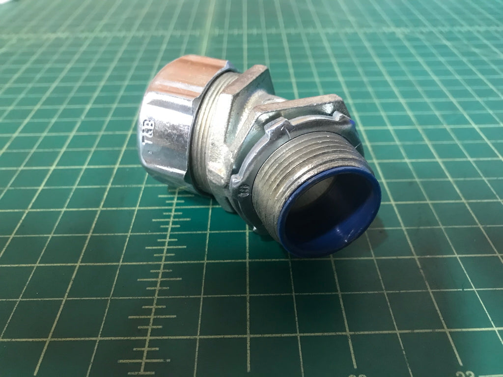 Flexible Conduit Connector - 45 degree 1" (Missing Washer)