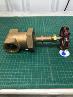 Crane Bronze Gate Valve, 2" - 250PSI