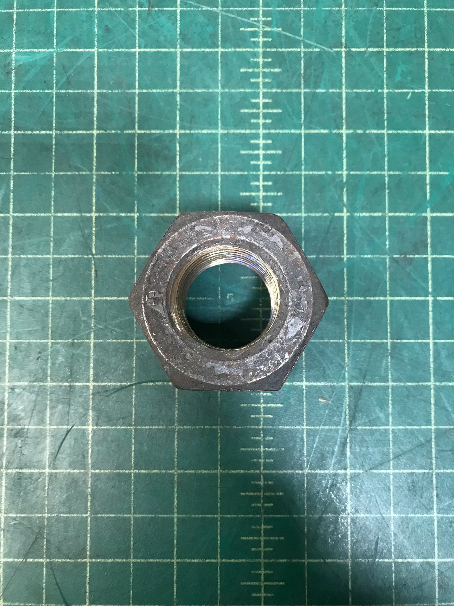 1 1/8" Diam. Heavy Nut, 8 Pitch High Pressure Steam