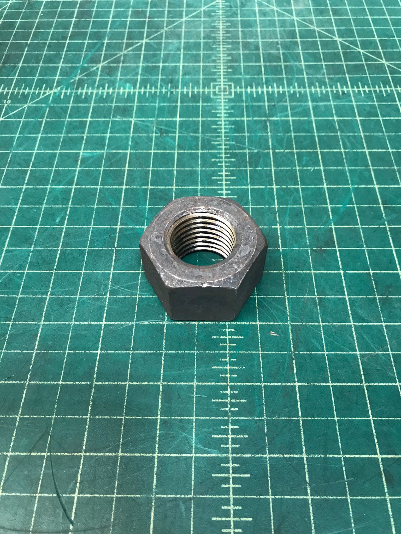 1 1/8" Diam. Heavy Nut, 8 Pitch High Pressure Steam