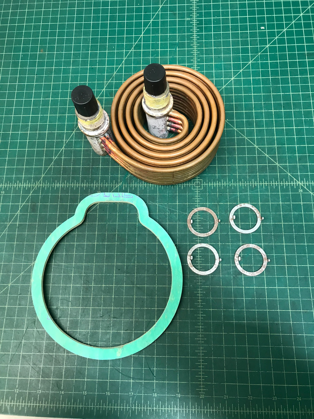 Coil, 8-F-10 Bundle w/Brass Bar Manifolds, Mech S Coolers