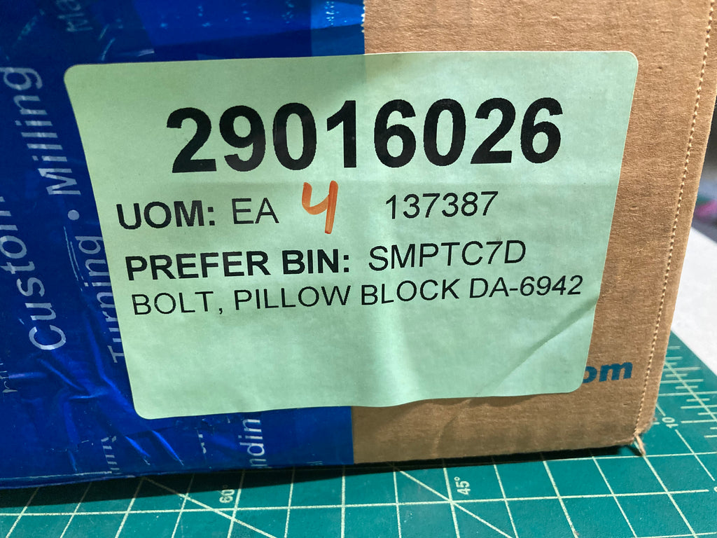 Bolt, Pillow Block DA-6942