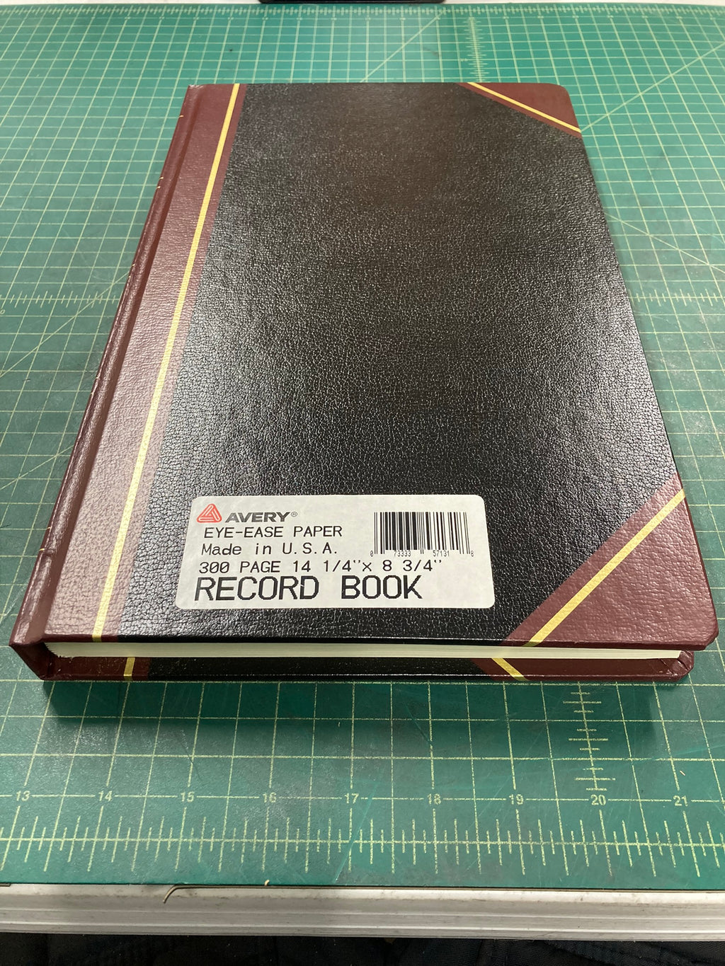 BOOK, LOG, 300 PAGES14-1/2"X9-1/4"