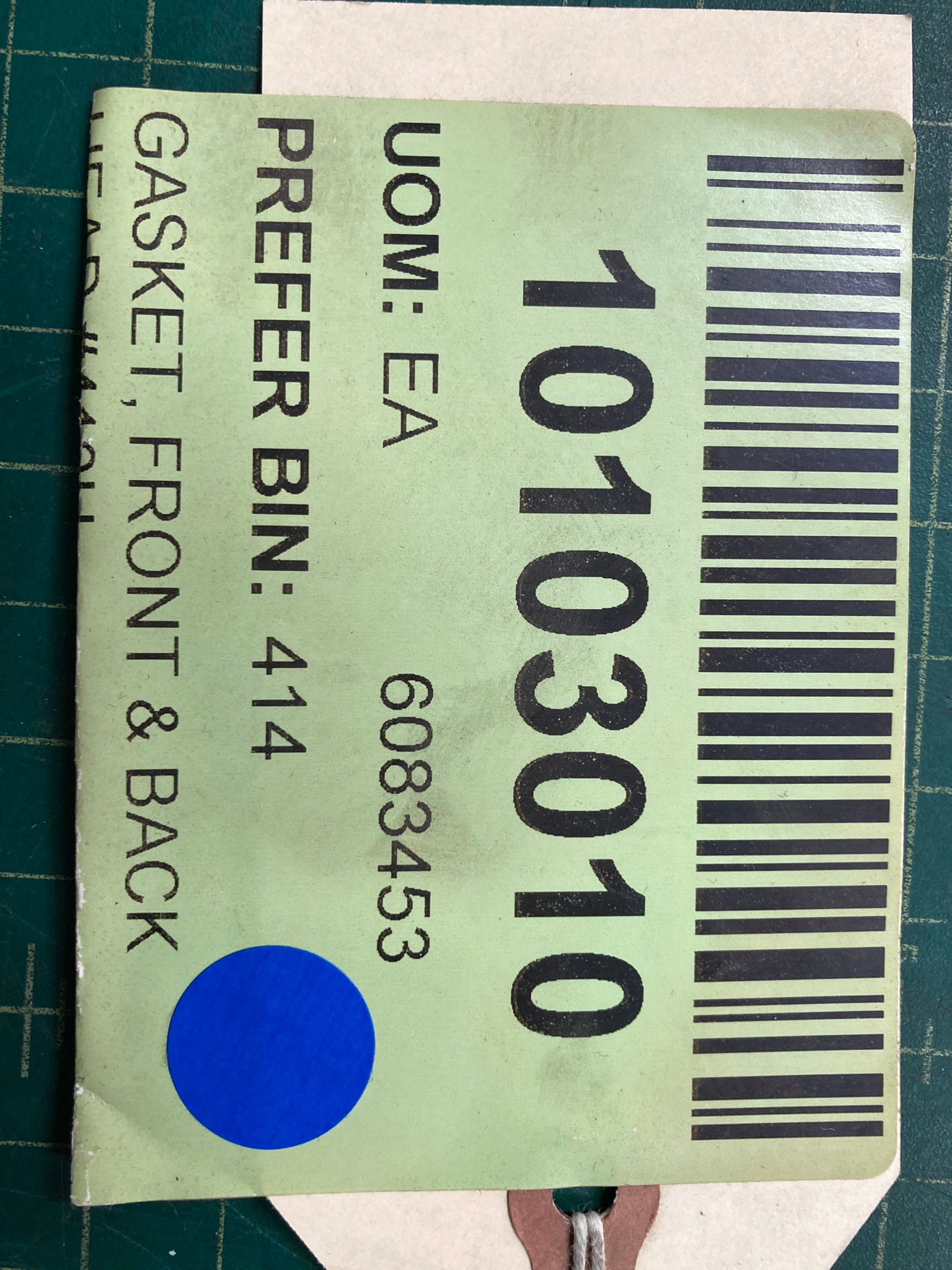 GASKET, FRONT & BACK HEAD#410H