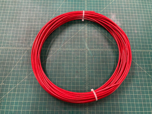 CABLE, MACARCO NYLON COVERED,100' COIL GALV STEEL, RED