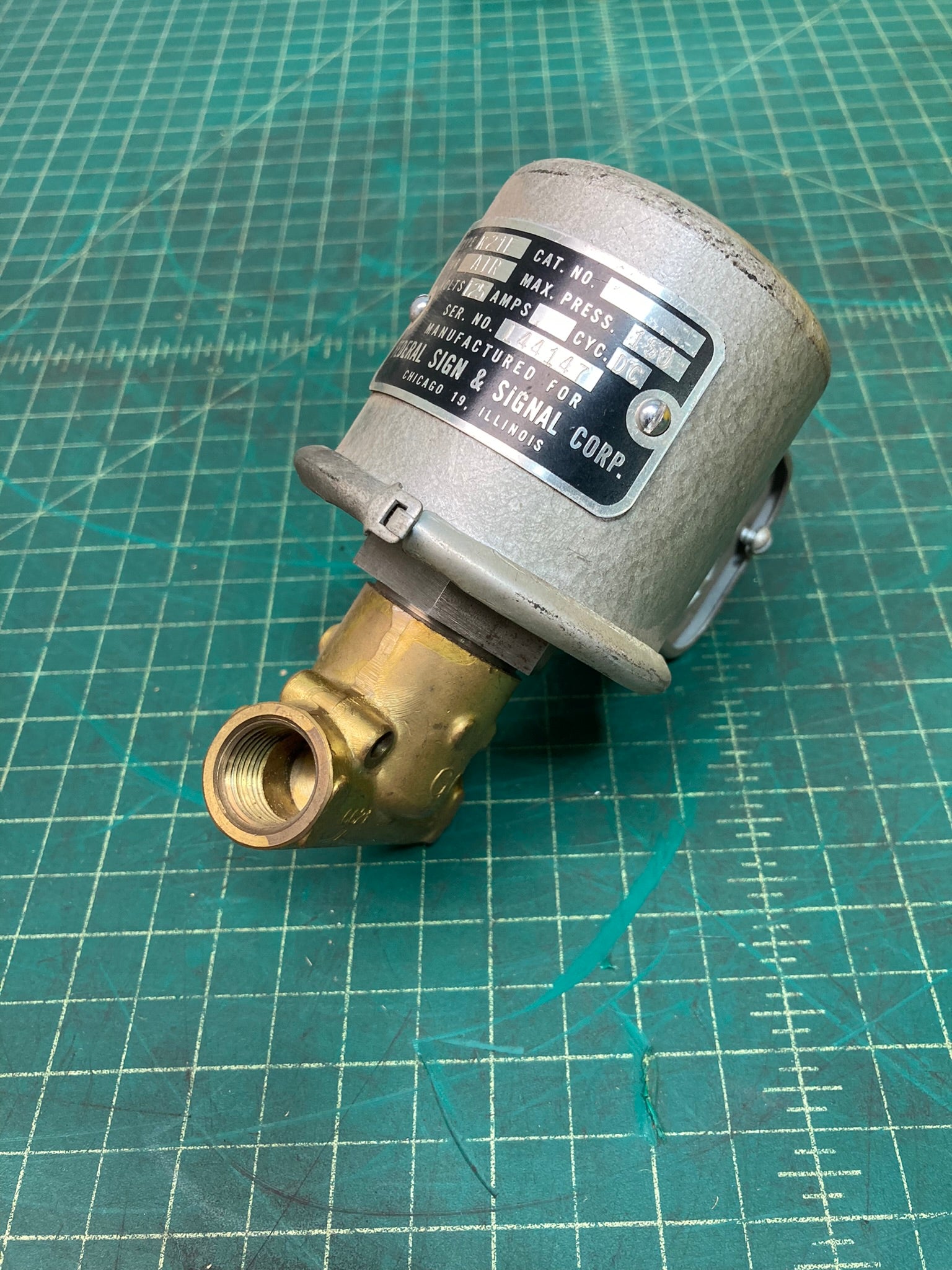 Federal Signal, Solenoid Valve, Type K21E