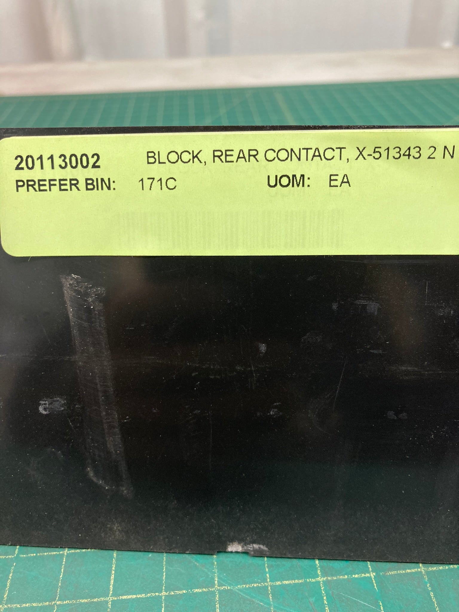 Allen Bradley Block, Rear Contact X-513432 N.O. Bul. 700