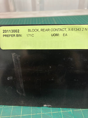 Allen Bradley Block, Rear Contact X-513432 N.O. Bul. 700