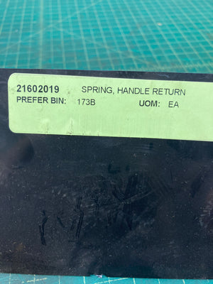 Spring, Handle Return