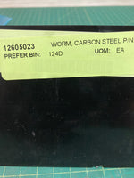 Worm, Carbon Steel Part # B01638-03-01