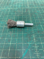 Brush, Steel 1/4" Shank Wire size .014" length wire 1"