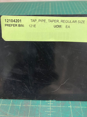 1' Taper Pipe Tap, Regular Size NPT