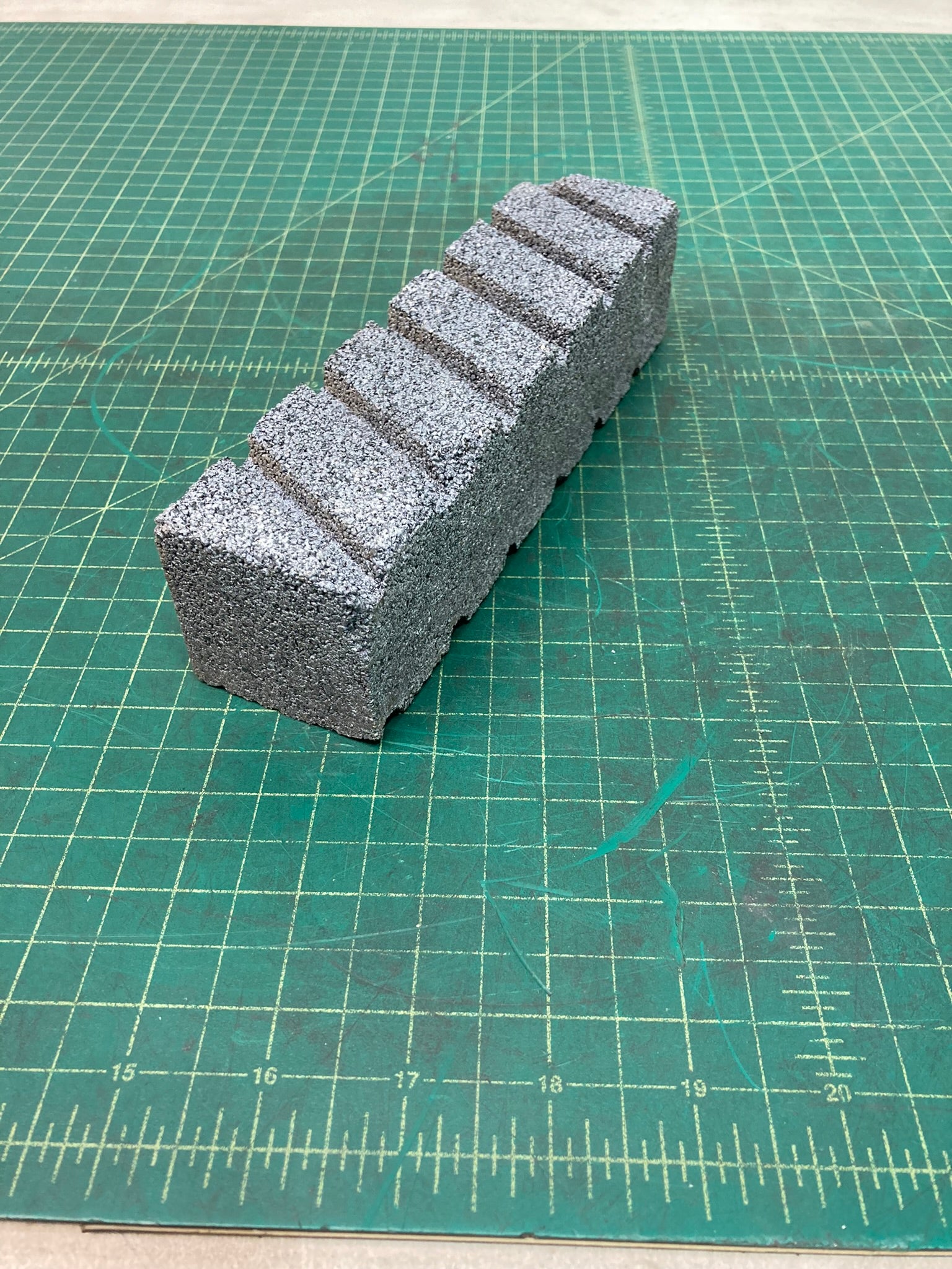 Brick, Fluted Rubbing 8x2x2 inch