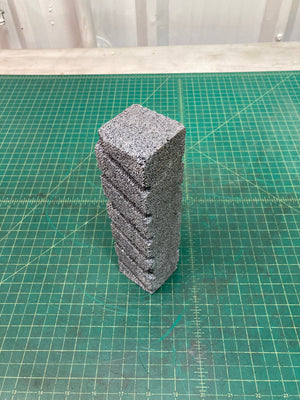 Brick, Fluted Rubbing 8x2x2 inch