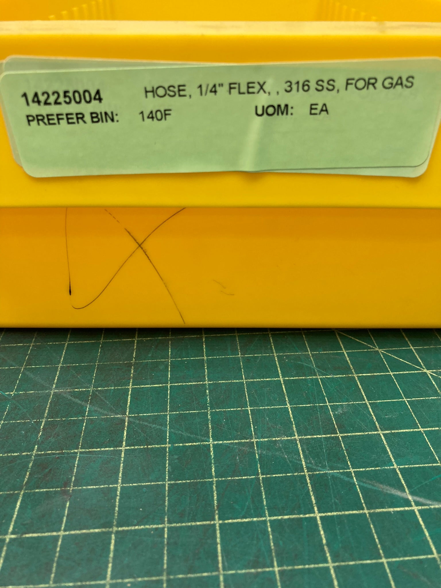 Hose, 1/4" Flex, 316 SS for Gas Line