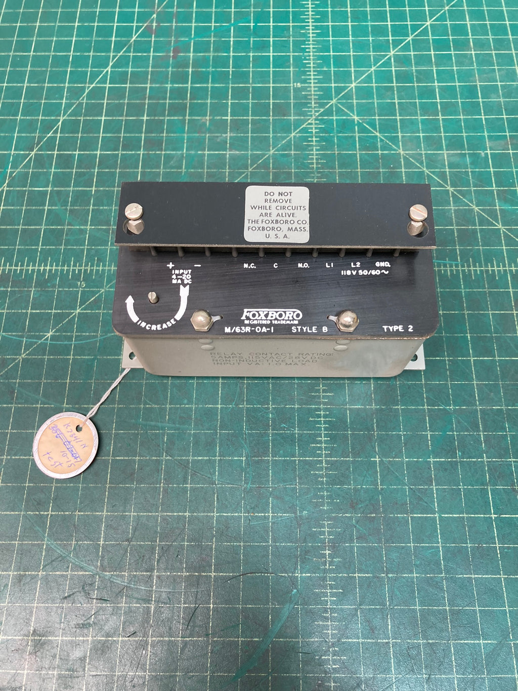 Foxboro Alarm N152BFM, Module To receive 4-20MA input Signal