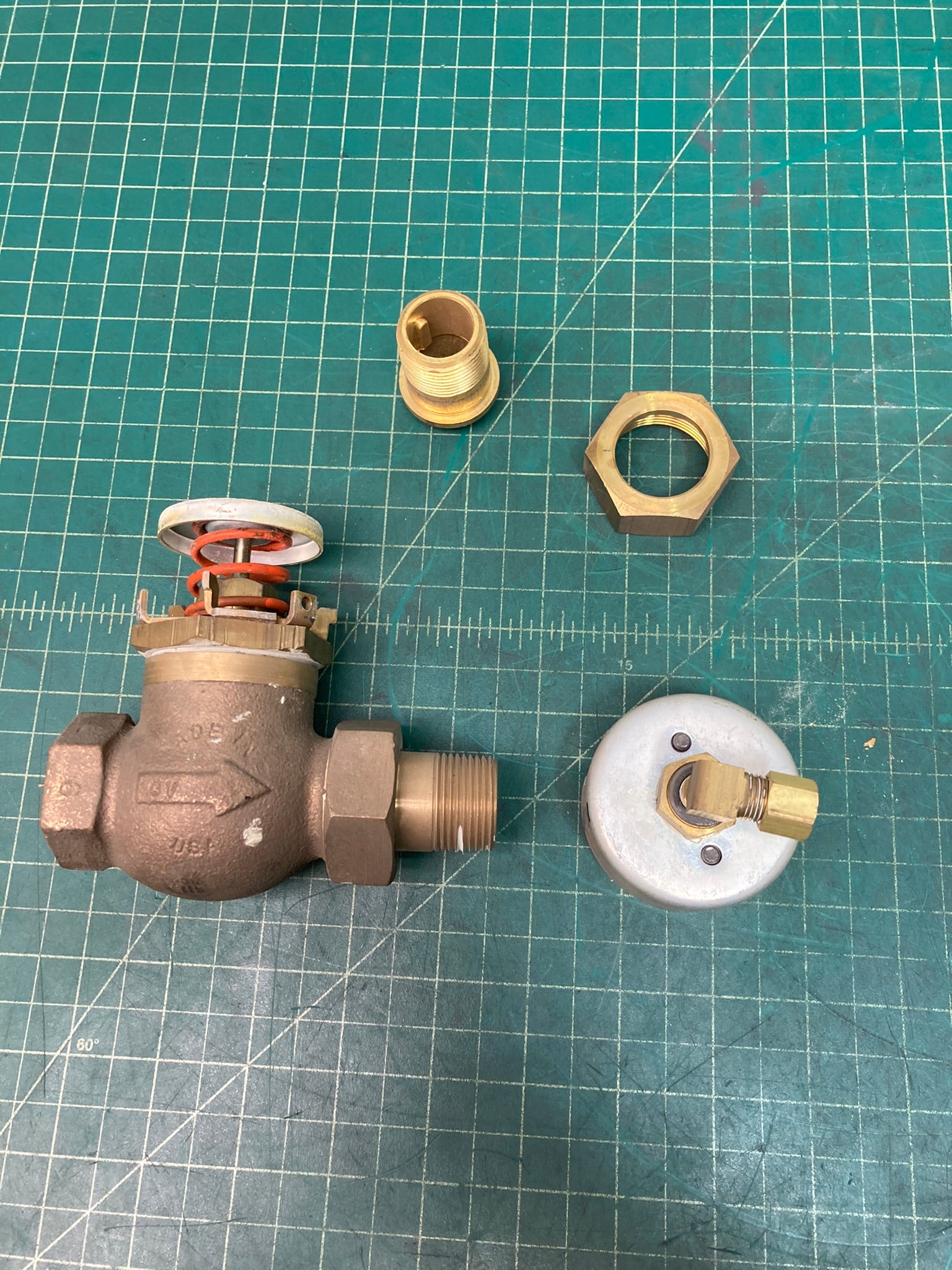 Radiator Valve, Straight Body