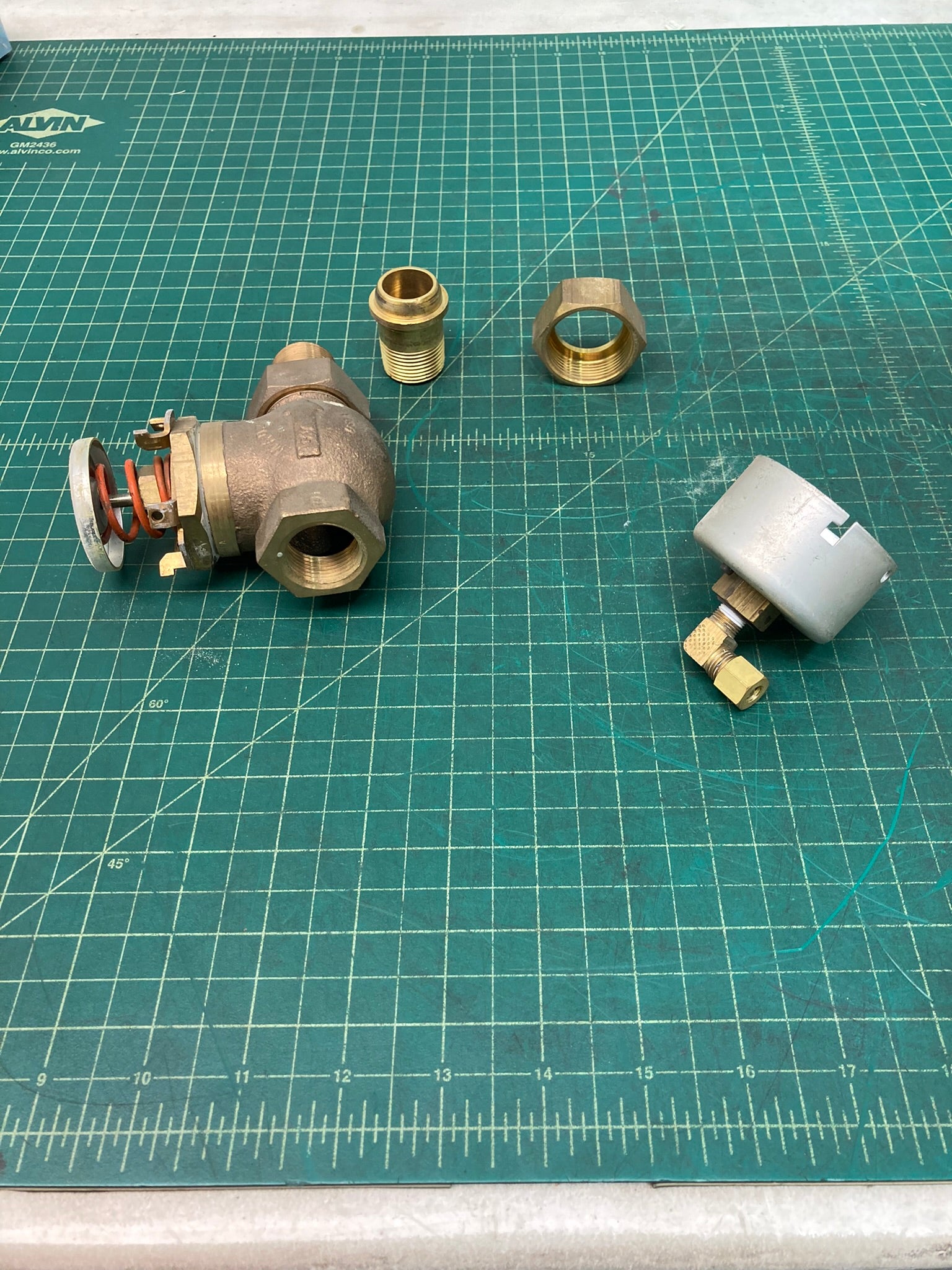 Radiator Valve, Straight Body