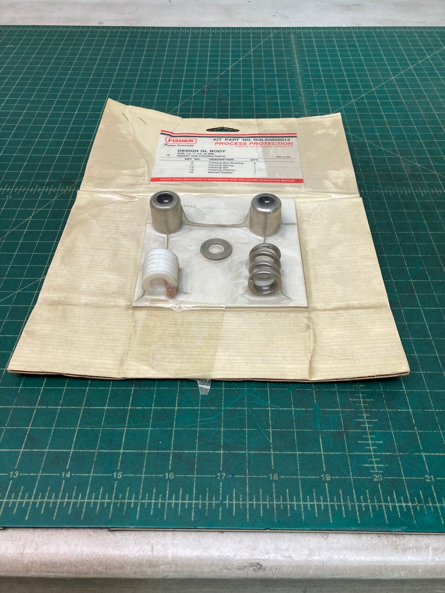 Fisher Repair Kit, #RGLX0000012