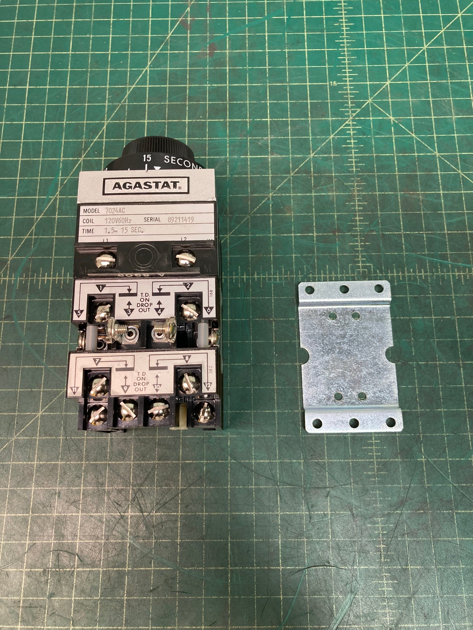 Agastat Timing Relay 7024AC