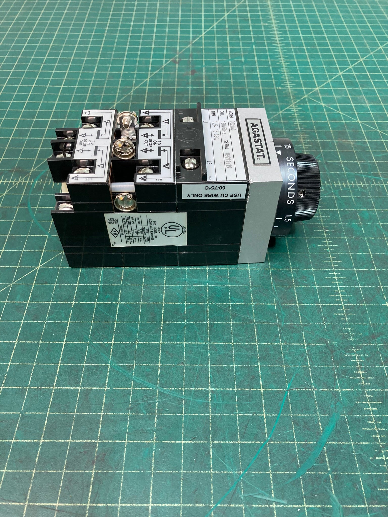 Agastat Timing Relay 7024AC