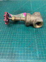 Gate Valve, 1- 1/4", 424 Brass 400 CWP