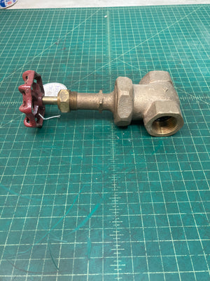 Gate Valve, Bronze 1 inch, 424, 200 lb. rising stem