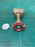 Gate Valve, Bronze 1 inch, 424, 200 lb. rising stem