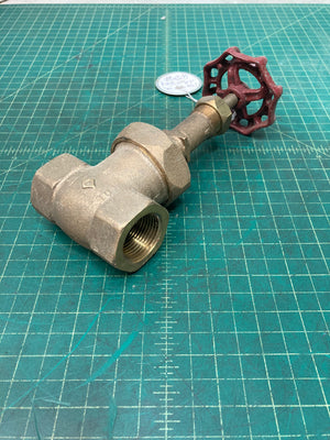 Gate Valve, Bronze 1 inch, 424, 200 lb. rising stem