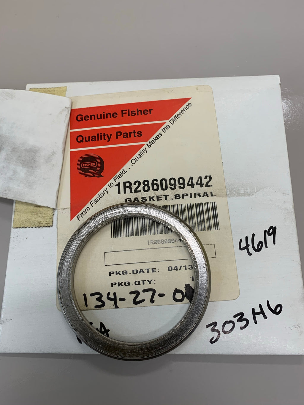 Fisher Controls Gasket Spiral Wound 1R286099442