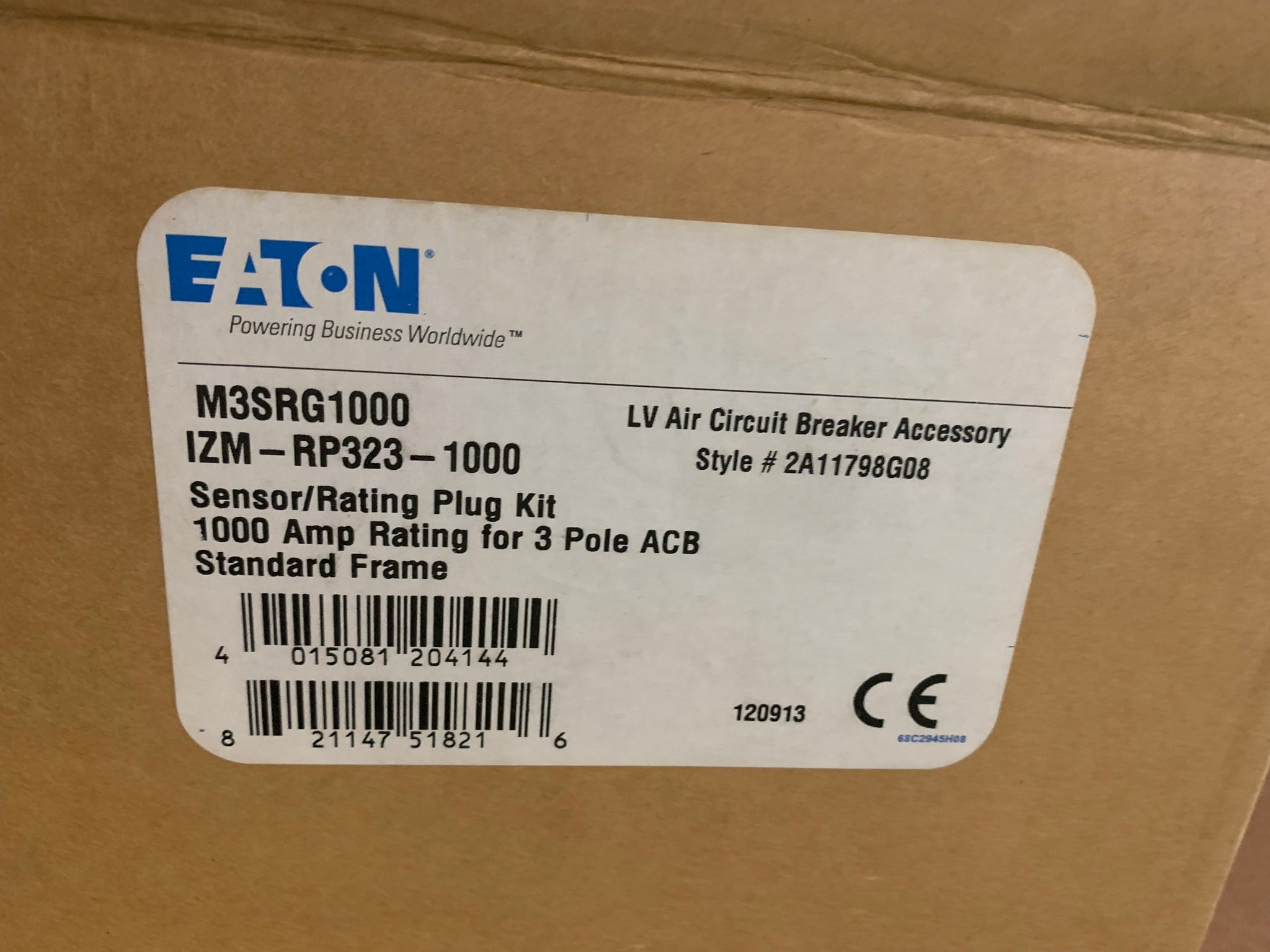 Eaton Sensor/Rating Plug Kit M3SRG1000