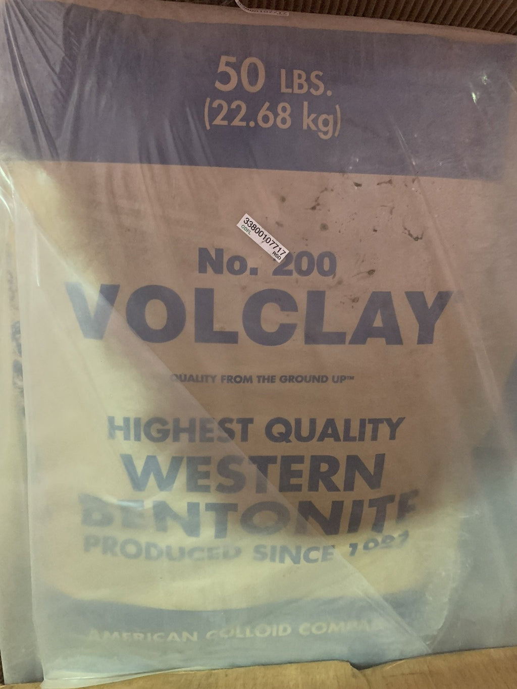 American Colloid Bentonite Volclay No. 200/ Pallet 40